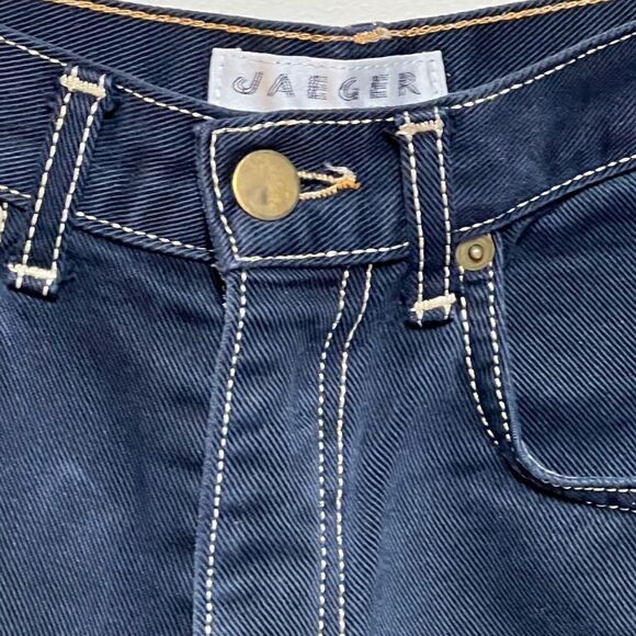 Jaeger France High Waisted Straight Leg Ankle Jeans Women’s Sz 8 - Picture 4 of 7